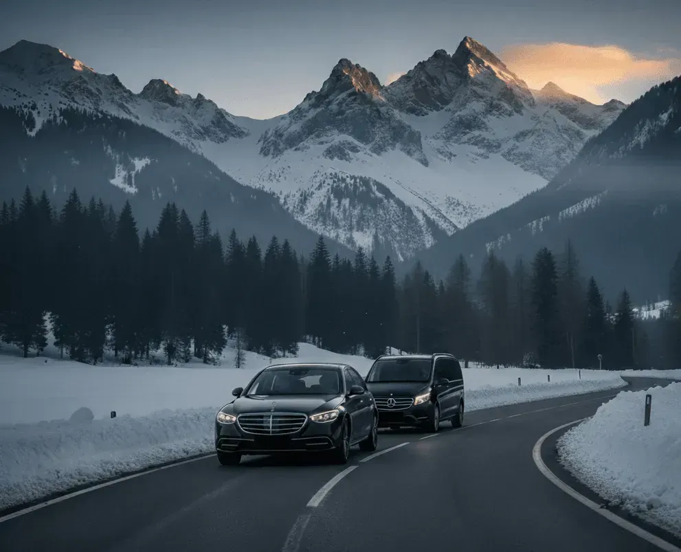 DOROGO Mercedes Benz S Class and V Class Chauffeur Fleet in Milan